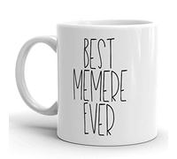 VGFKOSAD Great Coffee Mug Best Memere Ever Mug V2 Grandma Idea First Time Gramma Pregnancy Reveal Grandmother to Be New Grandma Gifts French Memere Funny Gift