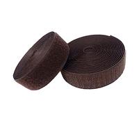 VGGBNG Sew-on Hook Tape, Hook and Loop Tape 20mm, Non self Adhesive Back Nylon Strips Fabric Fastener(Dark Brown,20MM x 25 Yards)