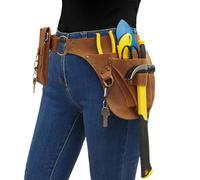 Leather Garden Tool Belt- Small Tool Belt-Tool Belts For Men,Gardener Gifts-Womens Tool Belt Bag,Florist Tool Belt Holster,Gardening Tool Belt,Electrician Carpenter Organizer
