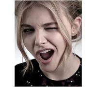 VGJM 5D Diamond Painting Cross Stitch Jigs Movie Star Chloë Grace Moretz Art Home Wall Decoration 40x40cm