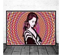 VGJM 5D Diamond Painting Cross Stitch Lana Del Rey Soul Pop Music Singer Model Star Art Home Wall Decoration 30x40cm
