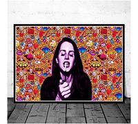 VGJM Adult 5D Diamond Painting Set Lana Del Rey Soul Pop Music Singer Model Star Art Crafts for Home Wall Decoration 30x40cm