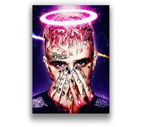 VGJM Adult 5D Diamond Painting Set Lil Peep Rapper Music Singer Star Idol Art Crafts for Home Wall Decoration 40x40cm