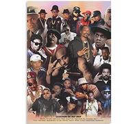 VGJM Adult 5D Diamond Painting Set Vintage Hip Hop Rapper Art Crafts for Home Wall Decoration 30x40cm