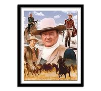 VGJM DIY Diamond Painting Kit for Adults Kids DIY Paint by Numbers for Adults Beginner John - Wayne American Cowboy 40 * 50CM
