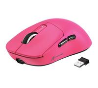 VGN GAMEPOWER x ATTACK SHARK X3 SUPERLIGHT Wireless Gaming Mouse, 49g Ultralight Mice, PixArt PAW3395, 26000 DPI, 2.4G/USB-C Wired/Bluetooth, G502, 200 Hrs Battery, Kailh GM8.0 Switch, Berry Red