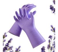 Vgo... 1 Pair Extra Long Gardening Gloves with Fresh Rich Aromas - Waterproof, Slip-Resistant & Chemical-Resistant Protective Gloves for Gardening, Farming, and Outdoor Work (TP1117,Violet,L)