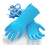 Vgo... Double-layer Structure Gloves with FDA Certified, Made by Food Grade TPE, Food Handling Gloves (-10°C to 100°C), 5X Durable for Meat Packing, Commercial Kitchens & Baking,1 Pair,TP1117