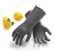 Vgo... Heavy-Duty Industrial Work Gloves, 2X Thick TPE, Abrasion & Tear Resistant, Heat Resistant 100°C/Cold Resistant -10°C for Construction, Cement, Sewage, Drain Cleaning & Rough Tasks,TP1117