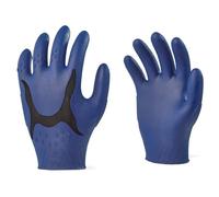 Vgo... NGG X1 1 Pair Octo-Gen Seamless Gription Work Gloves, Mens Work Gloves, Anti-slip Gloves for Warehousing &Truck drivers, infused with rich aromas (TP1212,XL,Dark Blue)