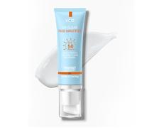 VGO Transparent Face Sunscreen SPF 50 Moisturizing Sun Essence for Face Leaves No Sticky Feeling Travel Size Sun Protection Against UVA UVB Rays 50ml/1