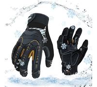 Vgo... Waterproof Thermal Gloves Touchscreen, Winter Work Gloves Men Cold Weather for Heavy Duty Freezer Moto Warehouse Driver Anti impact&vibration Safety Gloves, 1 pair
