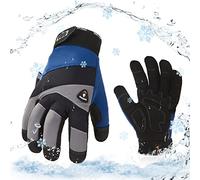 Vgo... Winter Waterproof Work Gloves Touchscreen, Thermal Safety Working Gloves in Cold Weather -20℃, 3M Thinsulate Lining for Freezer Cold Storage Warehouse