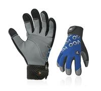 Vgo... Winter Work Gloves Waterproof, Thermal Touchscreen Leather Caprina Gloves for Freezer Assembly Multifunction Fridge,1 pair