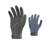 Vgo... Work Gloves Men Seamless Resistent with Waterproof Palm, Mechanics Working Gloves in TPE for Construction Rigger Trucker Warehouse Delivery, 1 pair