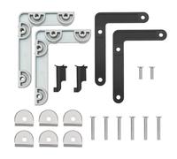 VGOL 1 Set Folding Door Mounting Bracket Kit Angle Spacer Compatible with USM Haller 90 Degree Angle Spacer for Folding Doors Mounting Kit