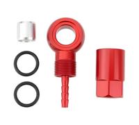 VGOL 1 Set Hydraulic Brake Hose Fitting Kit Stainless Steel Aluminum Alloy Compatible with Shimano SLX XT XTR Mineral Oil