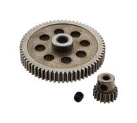 VGOL 1 Set RC Car Spur Gear Set 64T Main Gear 17T Motor Gear Compatible with Redcat L-ightning EP Drift Compatible with L-ightning EPX PRO 1/10 Scale Truck