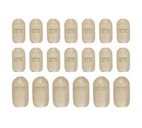 VGOL 100pcs Carp Fishing Swivel Stop Beads Feeder Coarse Spinner Swivel Suitable for Tackle Quick Change Spinner Fishing Accessories Kit (5x9mm, 4x7mm)