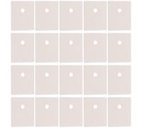 VGOL 100pcs Mica Disc Insulation Gasket for TO247/ TO3P / TO218 Transistor Diode, 20x25x0.12mm