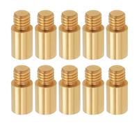 VGOL 10pcs 1.5 Gram Brass Dart Weights Thread Dart Weights Add Accentuator Adjuster Accessories for Darts with 2BA Threads Dart