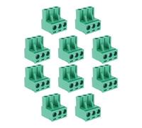 VGOL 10pcs 3-Pin Power Plugs 3pin 5.08mm PCB Terminal Block Connectors Compatible with AudioControl Compatible with 3XS 2XS 6XS