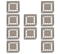 VGOL 10PCS 44 Way 2.54mm Pitch SMT PLCC Socket 72-7615 Surface Mount IC Socket for Electronics and Circuit Boards