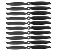VGOL 10pcs 6040 6x4E Remote Control Propellers 152x15mm Compatible with Aircraft Quadcopter Remote Control 2200KV 2400KV 2450KV Motor Black(Aperture 5mm)
