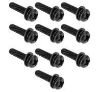 VGOL 10pcs M4x16mm TV Stand Mounting Replacement Screws with Washers Compatible with Sony K-55S20M2 Black