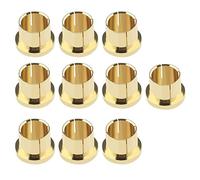 VGOL 10PCS RCA Noise Shielding Caps Gold-Plated RCA Dust-Proof Cap Protective Cover RCA Socket End Cap for Blocking RF RFI EMI Interference and Noise