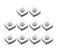 VGOL 10Pcs Remote Key Fob Buttons Replacement Compatible with Renault Clio Kangoo Megane Modus Twingo Traffic Master Remote Key Fob Micro Switch Button