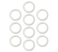 VGOL 10Pcs Replacement Ring Circula Saw Blade Reducing Ring 16mm Reducer Ring for Circular Saw Blades Cutting Discs 22.2x16x1.1mm Silver