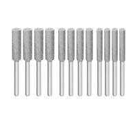 VGOL 12pcs 4.0mm 4.8mm 5.5mm Diamond Chainsaw Sharpener Burr Grinding Stone File Sharpening Polishing Grinding Tool for Chainsaw Grinder
