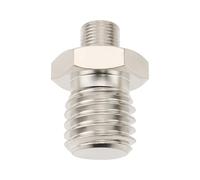 VGOL 1Pc 5/8-11 Male to M9x0.75 Male Threaded Adapter Polisher Drill Bit Connecting Compatible with Most M12 Polishers and Sanders Tool Sliver