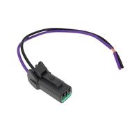 VGOL 1x 2 Pin Car Windshield Washer Pump Connector Pigtail Compatible with Infiniti FX35 FX45 G20 I30 I35 J30 Q45