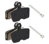 VGOL 2 Pairs Bicycle Semi-Metallic Disc Brake Pads with Spring Compatible with SRAM RE RSC DB8 Avid Code R DB8 2011-Onwards