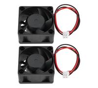 VGOL 2 Pcs DC 12V Brushless 2-Pin Fan 40x40x20mm Cooling Fan Bearing Cooling Fan for Computers CPU Cooling 3D Printers and Lasers Black