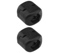 VGOL 2 Pcs Plastic Drop Away Arrow Rest Clamp Buckle for Outdoor Archery Hunting Shooting Adjusting Bowstring Accessory Black