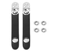 VGOL 2 Pieces Adjustable PU Leather Belts for Low Accordions with Buckles 7.6 cm