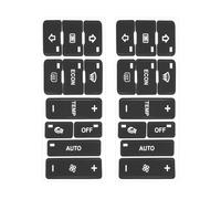 VGOL 2 Set Car A/C Button Repair Sticker Compatible with Audi A2/A3 8L Car Steering Wheel Button Repair Decals Sticker Push Button Modified Accessories Interior