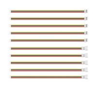 VGOL 20 Pairs JST Connector Cable 3 Pin Micro JST 1.25mm Pitch Male Female Plug Adapter Lead Extension Cable with 10cm Wire for Mini RC Helicopter LED Strips
