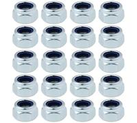 VGOL 20 pcs M7x1.0 Automotive Exhaust Manifold Self-Locking Nut for Secure Automotive Engine Exhaust Manifolds