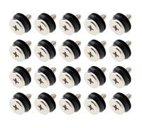 VGOL 20 Sets Hard Drive Bracket Screws Washers Kits M3.5 Compatible with Fractal Suitable for Hard Drive Adapters and SSD Brackets