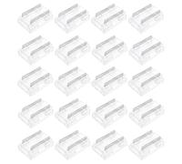 VGOL 20Pcs 2-pin COB LED Connectors for 10mm-9 in 1 Strips Tape Light Connector, No Dark Area, Suitable for IP20 COB & SMD Light Strips