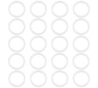 VGOL 20Pcs Aluminium Oil Drain Plug Gasket 07119963252 Oil Drain Plug Crush Washer 16 * 20 * 1.5mm Drain Plug Gaskets for Oil Sump Compatible with BMW