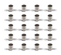 VGOL 20Pcs E10 Socket Light Fixed Device E10 Bulb Socket Base E10 LED Bulbs Lamps Socket Base Electrical Accessories for School Experiments Making Toys