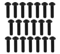 VGOL 20pcs Round Head Hex Socket Screws AR721312 M3 x 12 mm Compatible with ARRMA Big Rock Fury Typhon
