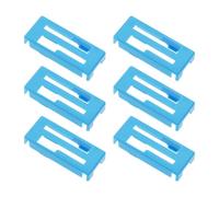 VGOL 20pcs Servo Extension Cable Clip Lock Plug Fixed Connector Plastic Anti Loosening Buckle 31x13x5mm Suitable for DIY RC Aircraft Ship Model Light Blue