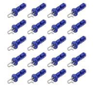 VGOL 20Pcs Stainless Steel Bait Release Clip Umbrella Style Sea Fishing Splash Down Solo Hook Bait Clip Hook Bait Release Clip for Locking Hook and Bait