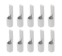 VGOL 25pcs Tinned Pure Copper Non Insulated Flat Pin Terminal Naked Needle Connector For Copper Tube Flat Pin Terminals 25mm² Cable